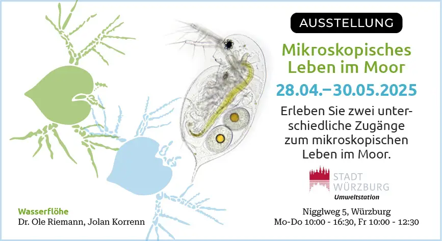 Boden- und Wasserleben Austellung Einladung